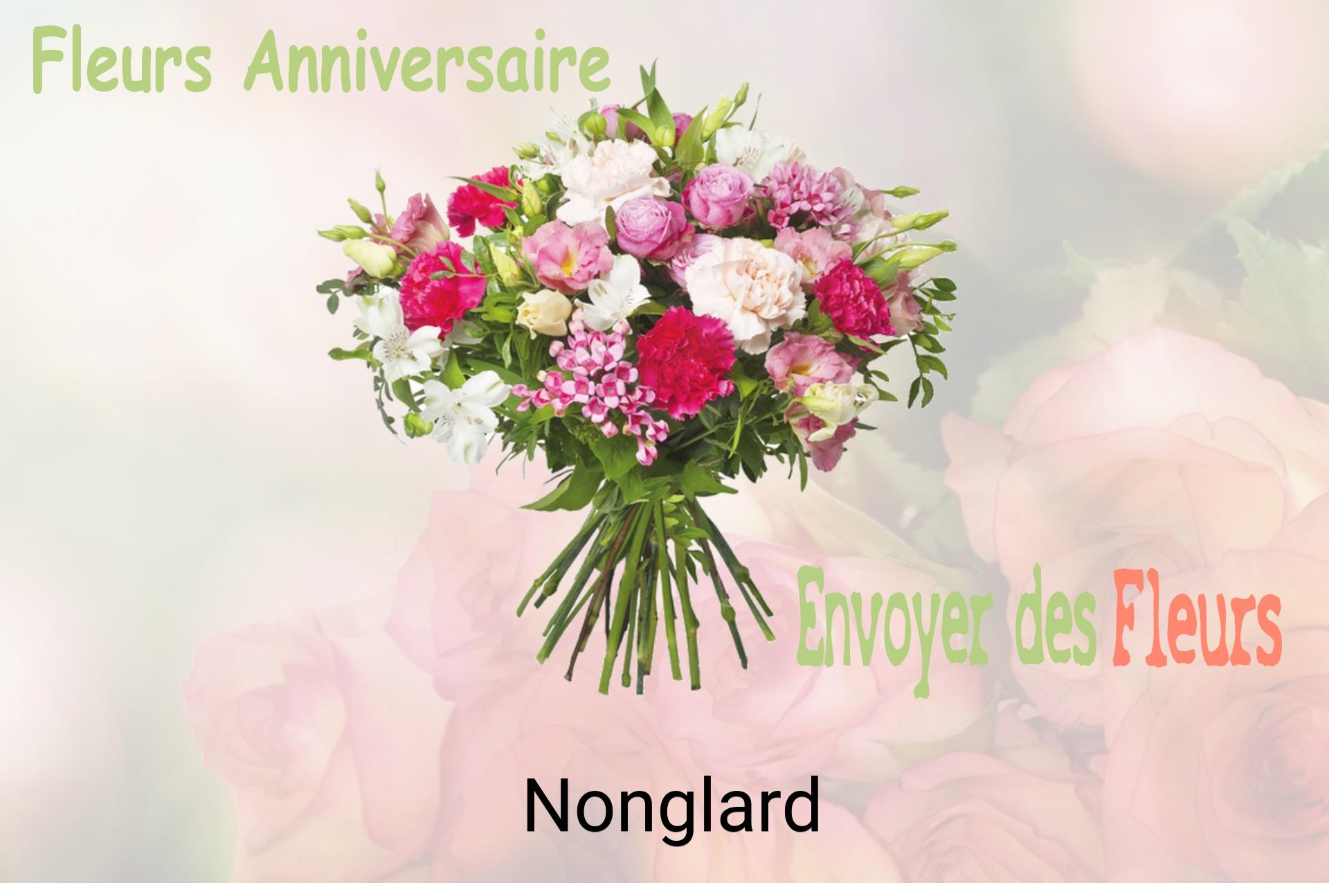Bouquet de fleurs d’anniversaire livré à Nonglard